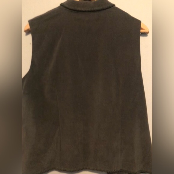 SAG HARBOR Vintage Suede-Like Vest & Slacks Set - Picture 11 of 11